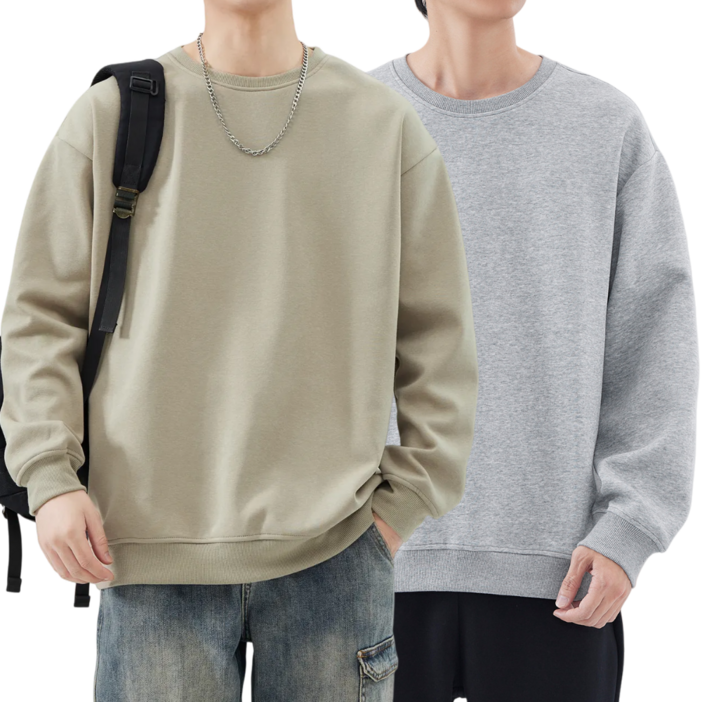 11 남자 면 맨투맨 데일리 빅사이즈 남여공용 긴팔티 티셔츠