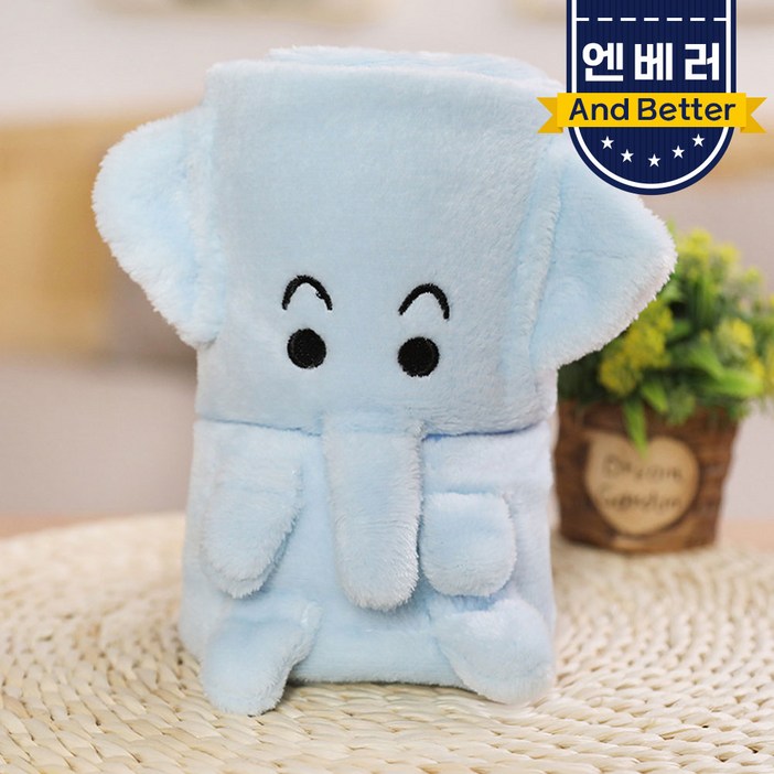 귀여운 동물담요 쿠션 캐릭터 기내용 무릎담요 비행기 병원  차량용 항공 사무실 여행 캠핑 차박 블랭킷