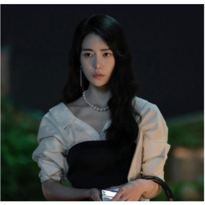 더글로리 박연진 임지연 셔츠 레이어드 롱 원피스 더글로리 박연진 임지연 셔츠 레이어드 롱 원피스