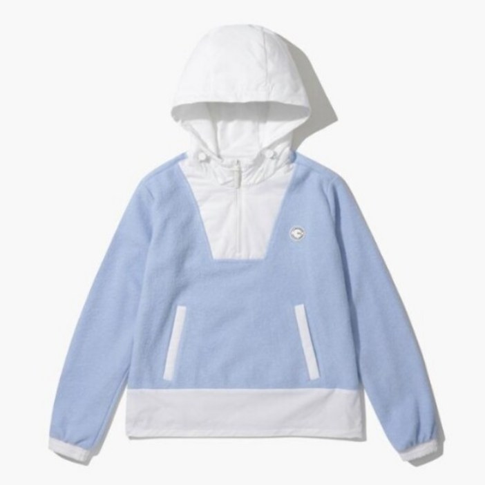 르꼬끄골프티셔츠 KQF GO422LRLN1-LBLU 여성 우븐 하이브리드 후드 티셔츠 / LBLU 2542255