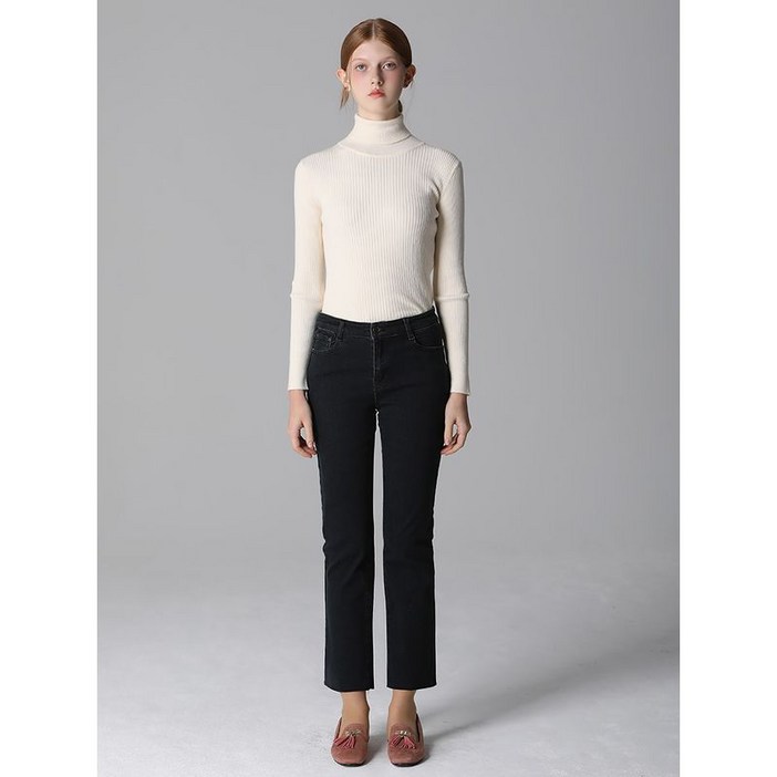 쉬즈미스 스트레이트 컷팅 데님 팬츠 택가격 158000원