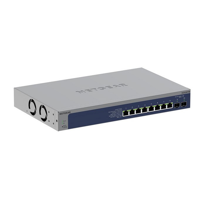 넷기어 XS508TM 8포트 10G 멀티 기가비트 네트워크 인터넷 스위칭 허브 랜공사 이더넷 스마트 스위치 2포트 10G SFP 업링크, 넷기어 XS508TM