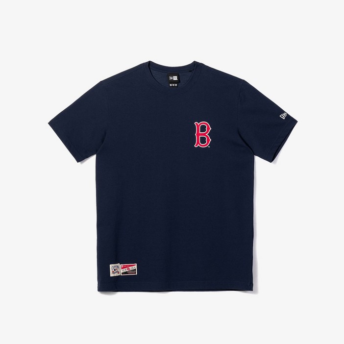 국내 매장판 뉴에라 남여공용 MLB 쿠퍼스 타운 올스타 보스턴 레드삭스 티셔츠 네이비 13546466 690329