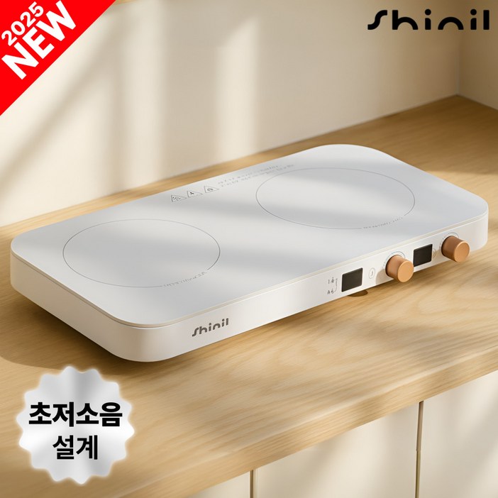 신일 프리미엄 2구 인덕션 ,전기레인지, 일반형, SHLDB339WH