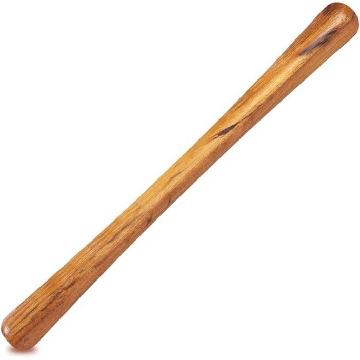 오동나무 마사지스틱 뱀부 전신 마사지봉, 우드색, 1개