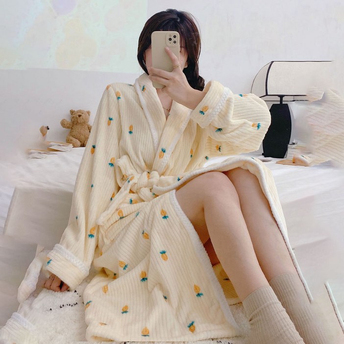 남성 여성 샤워가운 골프 호텔 로브 극세사 목욕 가운 남자 여자 커플