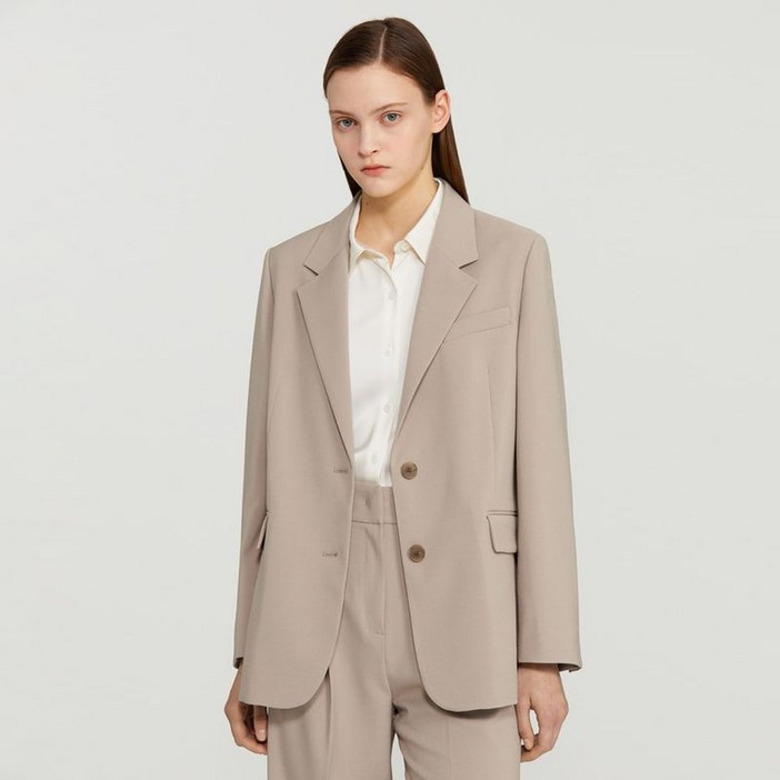 쉬즈미스 베이직 투버튼 셋업 자켓 SWSJKP12010