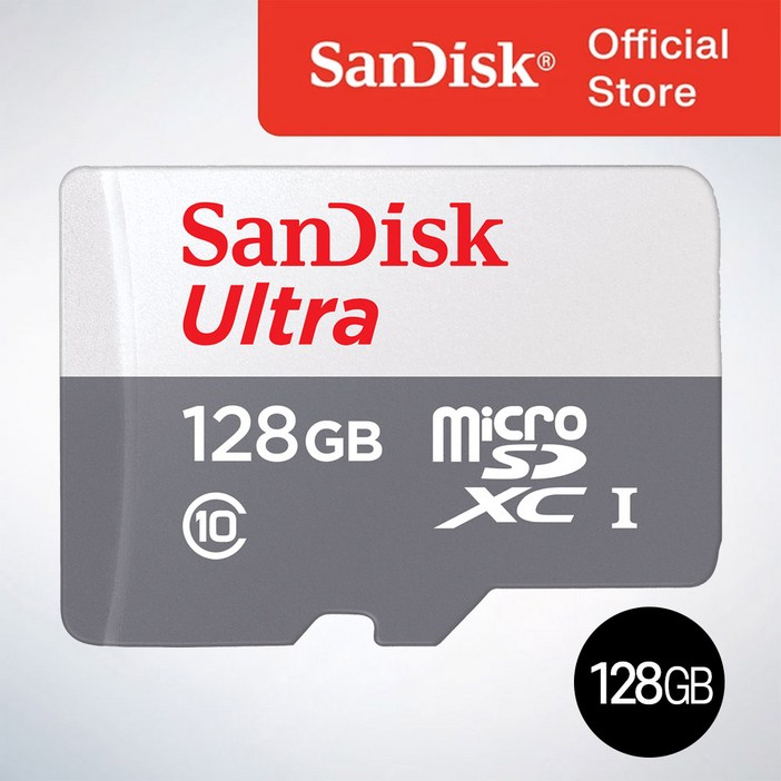 샌디스크코리아 공식인증정품 마이크로 SD카드 SDXC ULTRA 울트라 QUNR 128GB