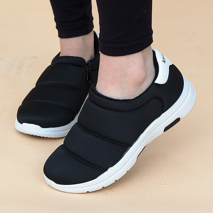 커플 방한화 패딩 겨울 운동화 남자 여성 털 신발 K701