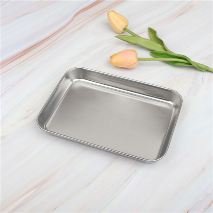 일제 미니 오븐 트레이 스텐 쟁반 직사각 omg  스텐 요리 쟁반