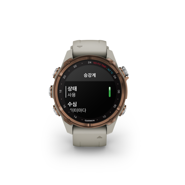 가민 디센트 MK3i, 43mm, GPS, 스마트워치, Bronze PVD with French Gray