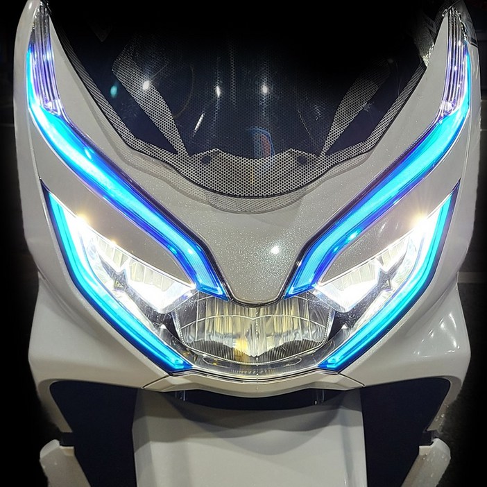 혼다 더뉴(18-20년식) PCX125 라이트필름 스티커 PCX 튜닝, 1개