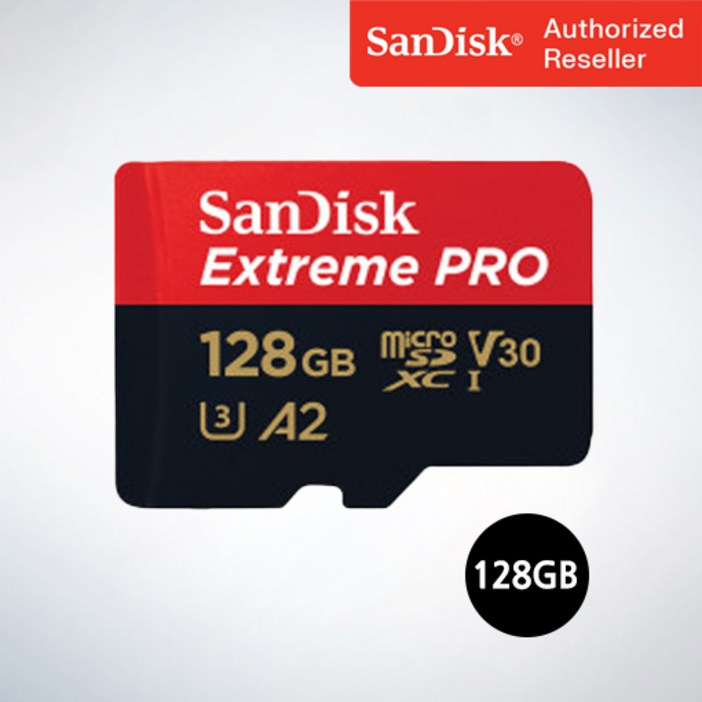 샌디스크 마이크로 SD 카드 SDXC Extreme Pro UHS-I 익스트림 프로 QXCD 128GB
