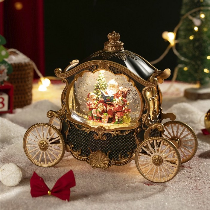 피라모니 크리스마스 오르골, 앤틱한 마차 그린