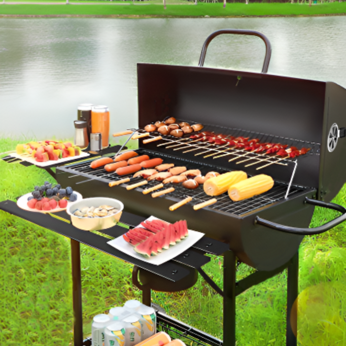 그리토 숯불 특대형 바베큐그릴 가정용 펜션 훈제 직화 화로대