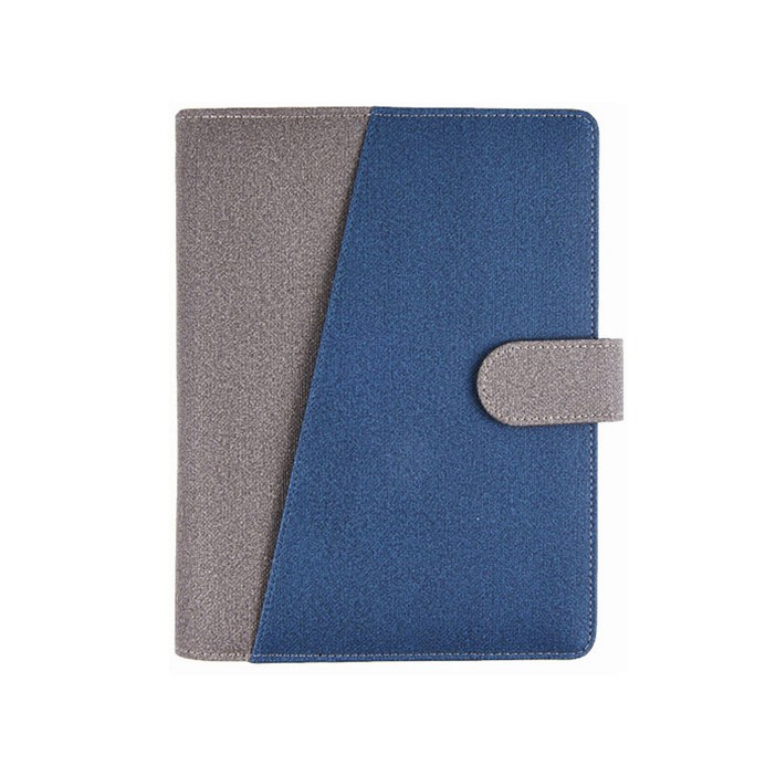 미래마켓 2026년 다이어리 6공 가죽 만년 시스템 다이어리 업무 업무용다이어리 회사, 그레이/인디고