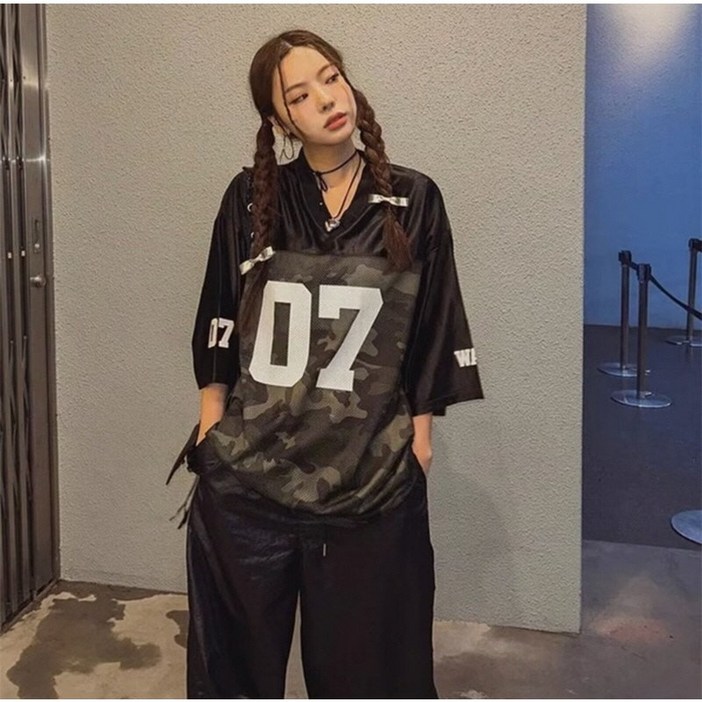 [D블리] 자체제작 단체복 재주문1등 빅사이즈 밀리터리 07 매쉬 배색 오버핏 반팔티 오프로드 모터사이클 사커티