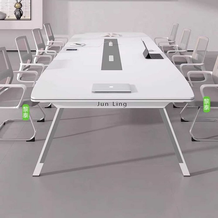 콘센트테이블 사무용 회의 스터디카페 8인 회의실