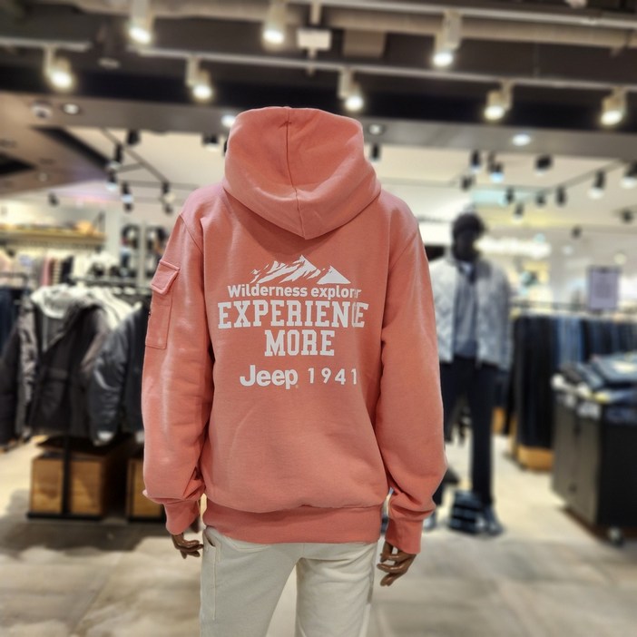 지프 NC강남점 공용 JO1THU006 EXPLORE 후드티셔츠