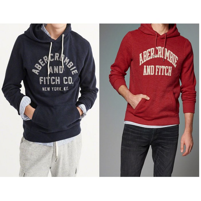 뉴욕1 아베크롬비 남자 로고 후드티 베스트 12종칼라