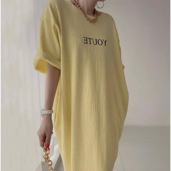 오빵 여성 빅사이즈 반팔 롱원피스 여름 시원한 데일리 오버핏 원피스 오빵 여성 빅사이즈 반팔 롱원피스 여름 시원한 데일리 오버핏 원피스