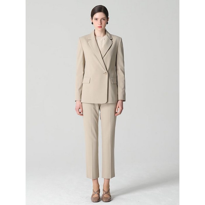 쉬즈미스 2SET 더블버튼 재킷스트레이트 팬츠 2종세트  택가격 506000원