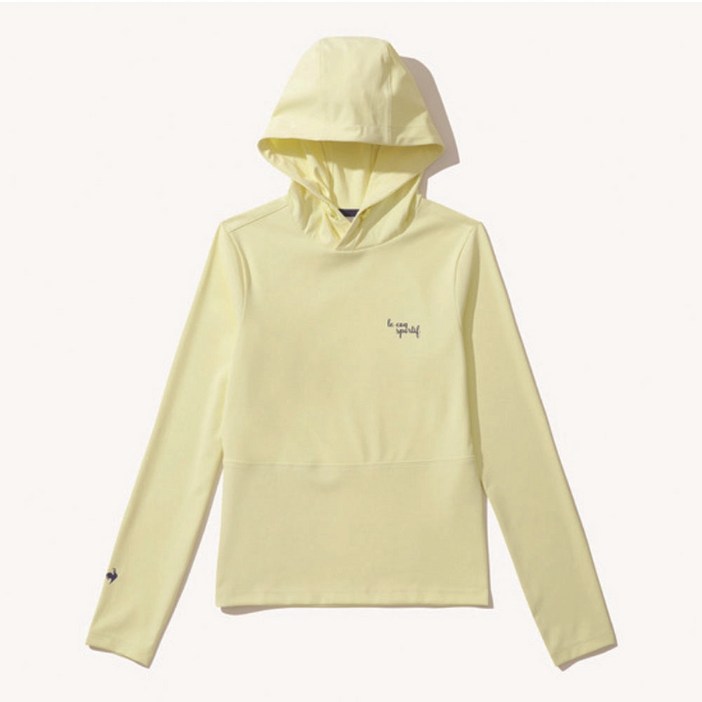 르꼬끄 골프 여성 골프 후드 티셔츠 LHJ YELLOW GP122LRL21