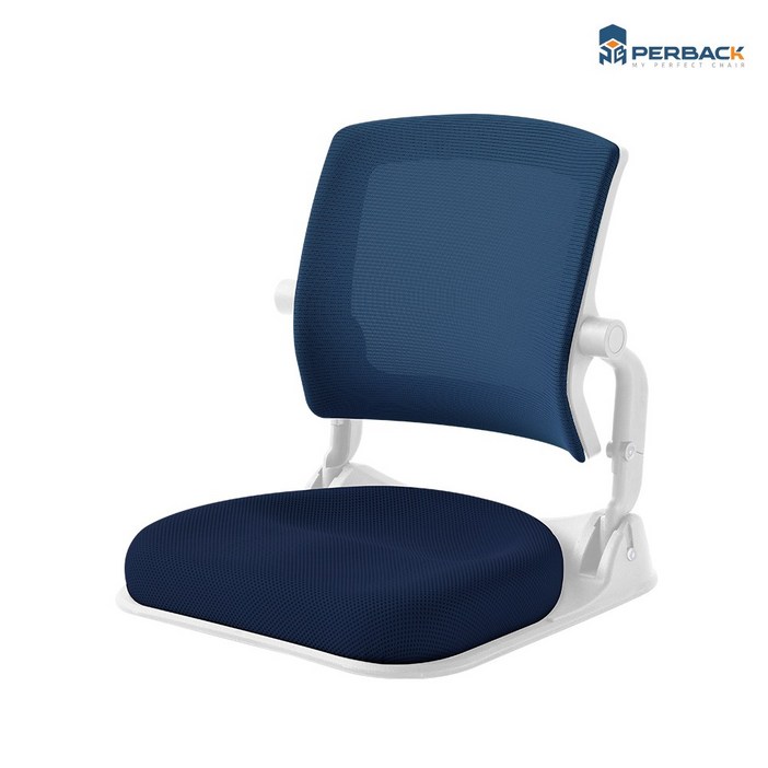 퍼백 PBL1503 브리즈백 접이식 휴대용 좌식의자 일식집 다다미방 허리 편안한 바닥의자 블랙