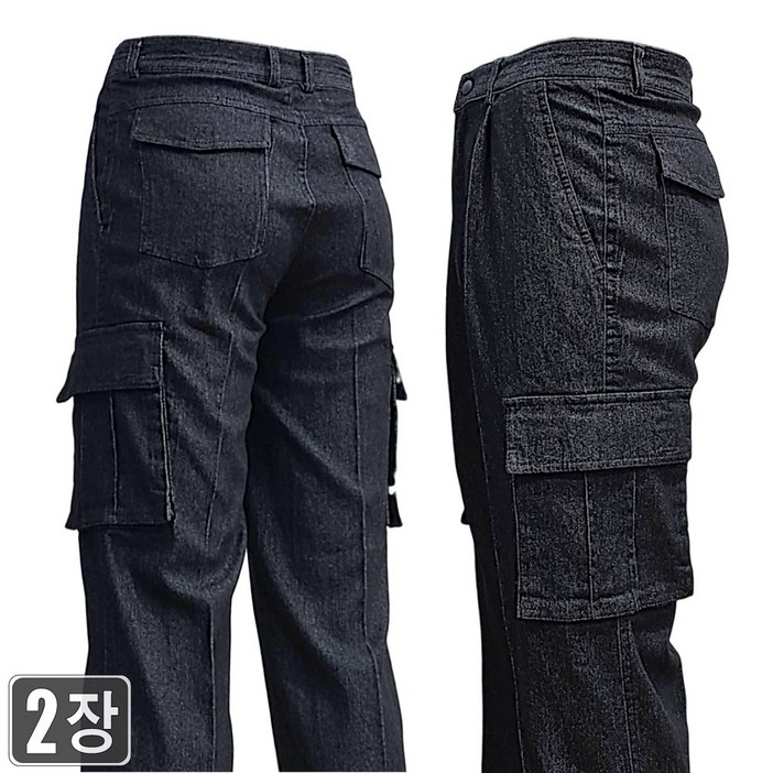 11 웨어몬 윈드 스판 작업청바지 면 데님 건빵 카고 포켓 WF