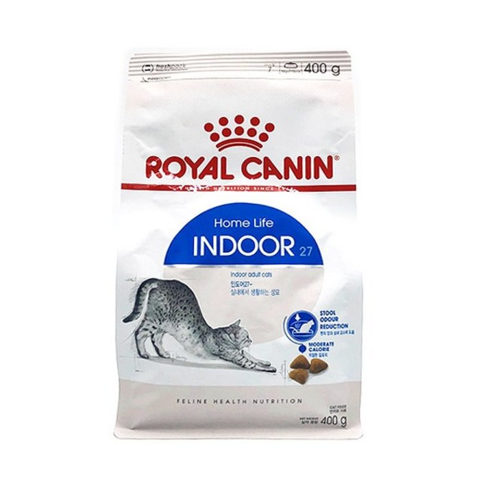 로얄캐닌 고양이 인도어 400g, 1.2kg, 4kg, 10kg  사은품 습식파우치1개 증정