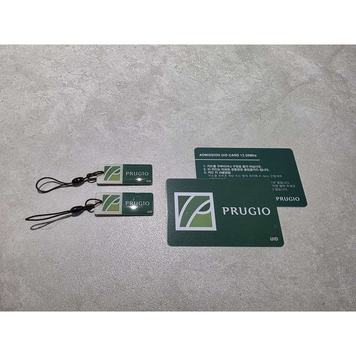 조이시스템 대우 구 푸르지오 아파트카드키 도어락 공동현관문 복사가능 고리형2개신용카드형2개