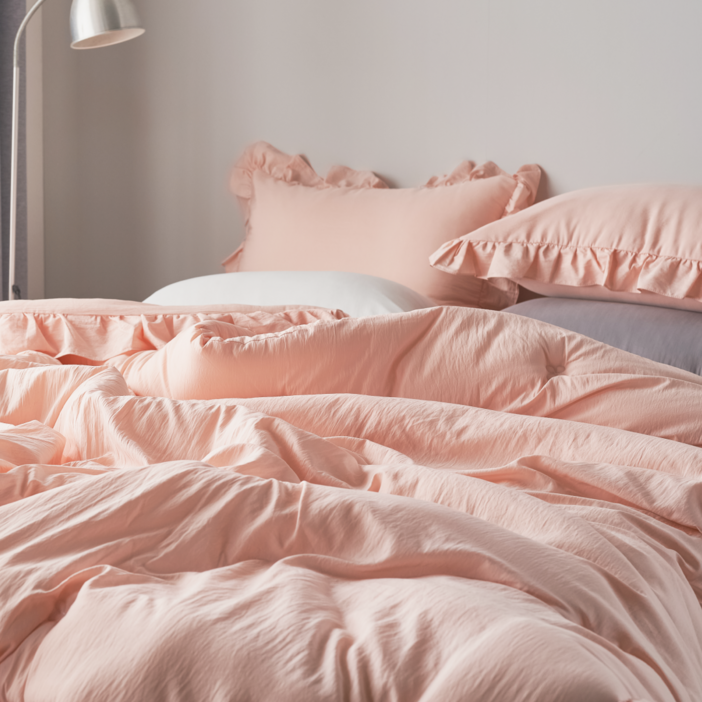 도르리 레이스 프릴 먼지없는 알러지케어 차렵이불