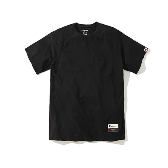 챔피온 포켓 반팔 티셔츠 오리지널 소프트