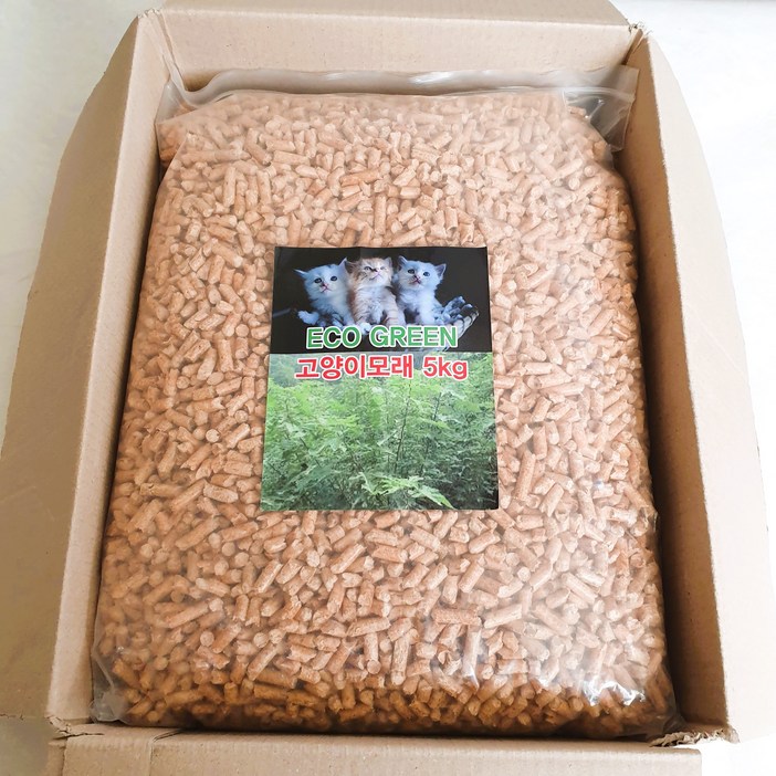 우드펠릿 펠렛 pellet 캠핑 고양이모래 연료, 10kg