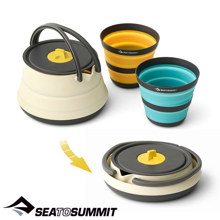 [씨투써밋] 프론티어 케틀 세트(2종 3개) 접이식 주전자 세트