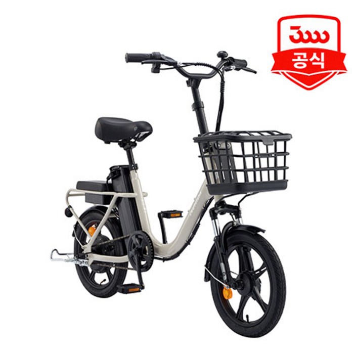 2026년 NEW 전기자전거 삼천리 팬텀 어라운드 16 PAS스로틀 겸용 7.8Ah, 완조립 다크 실버, 알루미늄