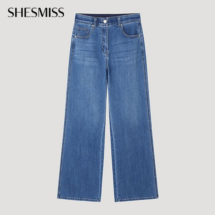 쉬즈미스 와이드 밴딩 데님 팬츠 SSMSLP22071 BL