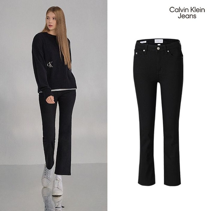 캘빈클라인 퍼포먼스 [CK JEANS] 캘빈클라인진 부츠컷 데님 팬츠 여성 택1