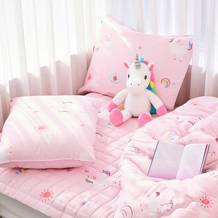 알러지케어 먼지없는 어린이 이불 키즈 차렵 이불+베개커버 침구 세트