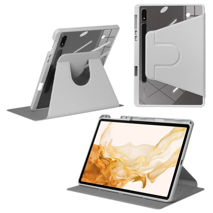 DANYCASE 아크릴 회전 가능 태블릿 커버 삼성 갤럭시 탭 케이스