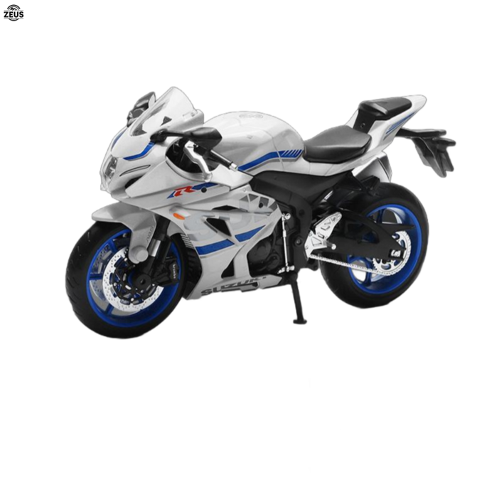 ZEUS 112 오토바이 브랜드 바이크 다이캐스트 야마하 혼다 BMW 가와사키 스즈끼, 1.SUZUKI GSXR1000화이트, 1개