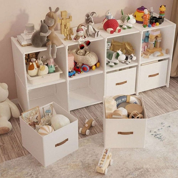 ML8 조립식 수납장 다용도거실장 아기장난감수납장