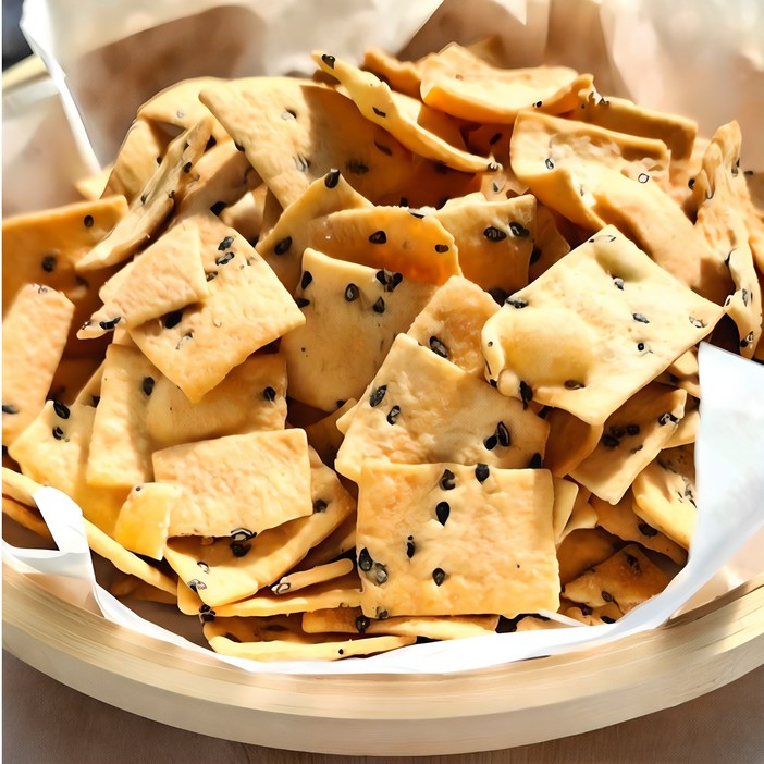 하나린 바삭한 오븐에 구운 국산 콩 수제 두부과자  과자선물세트