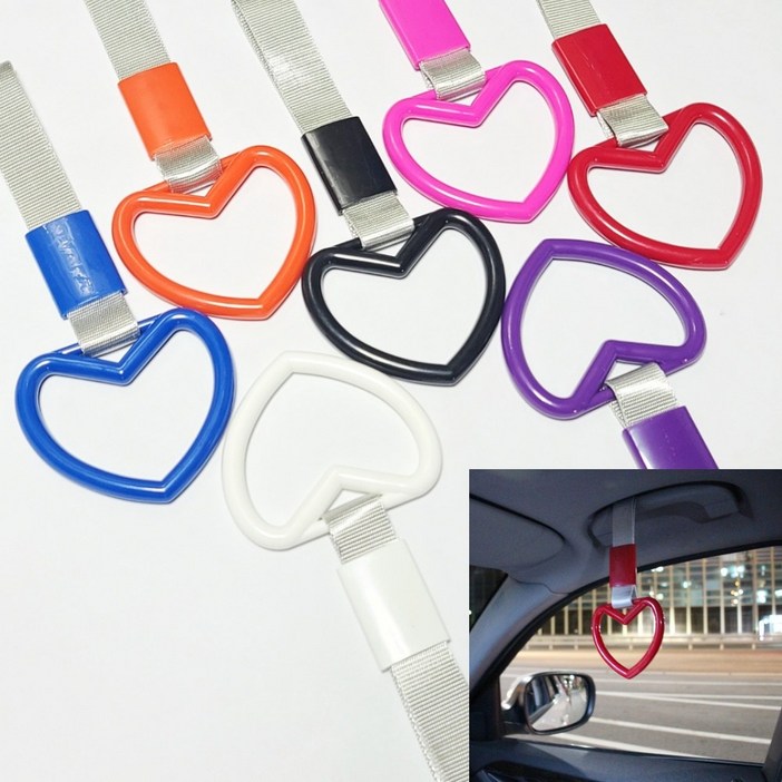 자동차포인트 악세사리용품 하트견인고리 하트손잡이 포인트악세사리
