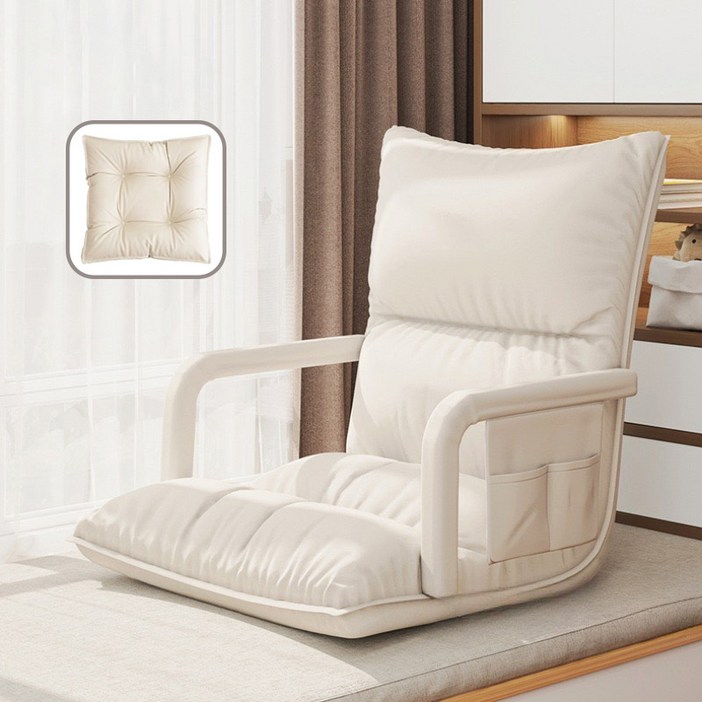 좌식 의자 6단 각도조절 다목적 1인용쇼파 좌식 의자 좌식의자 1인용 쇼파 등받이 좌식의자 좌식 소파 좌식 등받이 의자(핸드폰 파우치 없음)