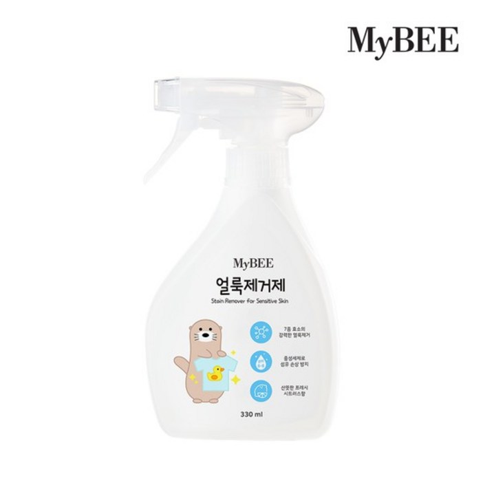 마이비 자연품은 얼룩제거제 용기 330ml, 1개