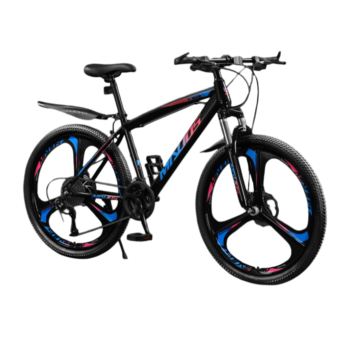 벡스터 고성능 MTB 자전거 21단 산악 출퇴근 입문용 성인 학생, 1개, 170cm, 24인치엣지블랙삼각휠