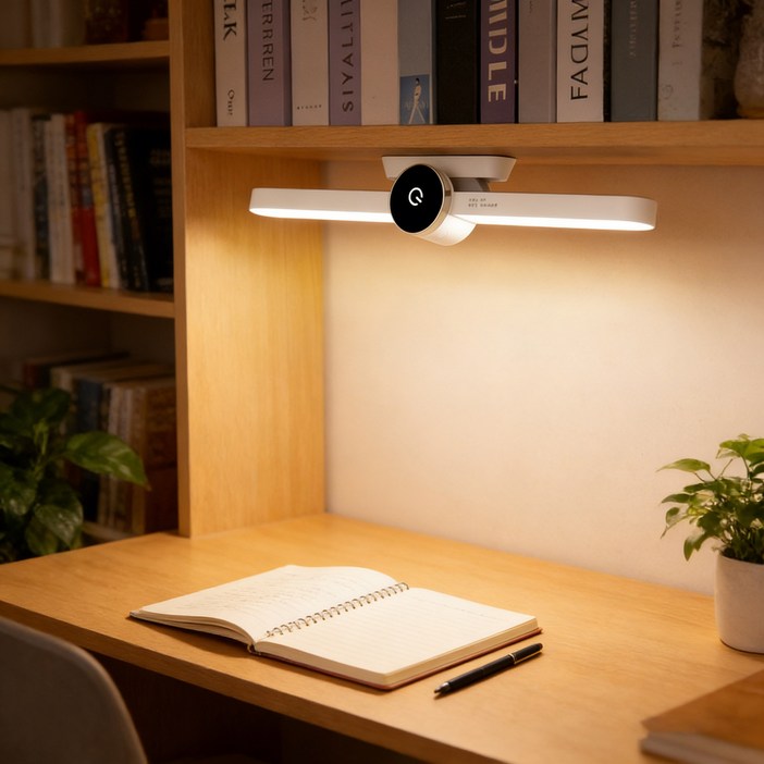 호밍사이 LED 스탠드 밝기조절 학습용 블루라이트 자석 흡착 무드등 책상 조명 독서등