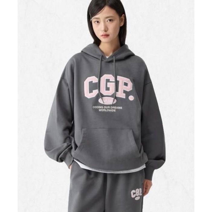 [국내정품] 코드그라피 CGP [SET] [후드티 OR 맨투맨 선택] 아치 로고 셋업_차콜 CBDWUTH100CHCBDWUTL100CHCBDWUTP100CH 2513070