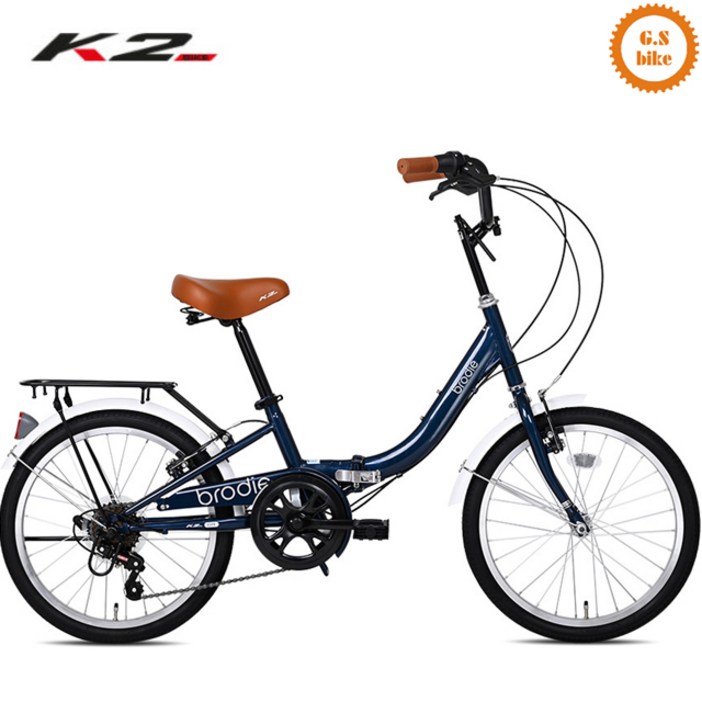 2025 케이투바이크 미니벨로 접이식자전거 브로디 7단 20인치